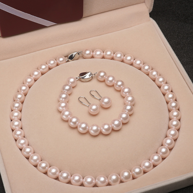 ❤️12k 🔥Hot Sale - 50% OFF🎁Akoya Pearl Jewelry Set (Necklace, Bracelet, Earrings)
