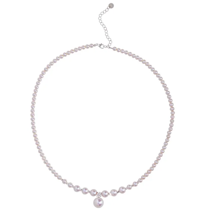 ✨12-1🔥HOT SALE 50% OFF ❤️ Japan Top Akoya Pearl Diamond Necklace